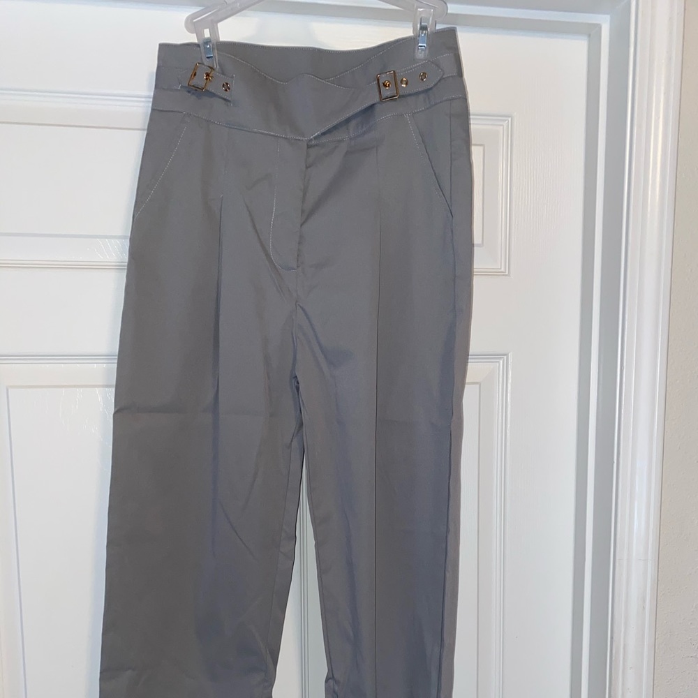 Women gray trousers